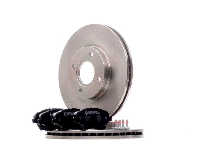 STARK SKBK-10991001: Set frana, frana disc punte fata, Ř: 278mm, ventilat, cu tabla anti scartait