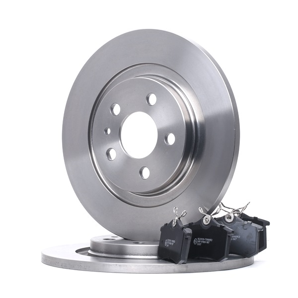 RIDEX 3405B1021: Bremsscheiben und -beläge Hinterachse, Ø: 272mm, voll