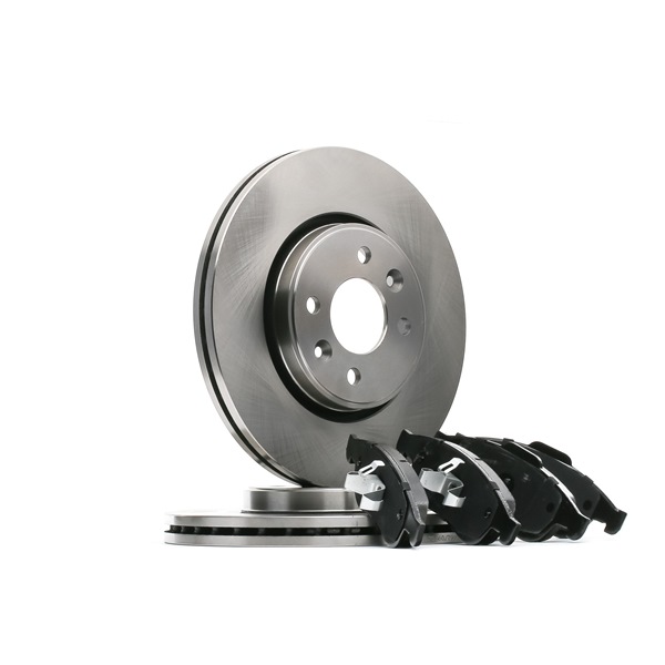 RIDEX 3405B1067: Kit de discos de freno y pastillas Eje delantero, Ø: 280,0mm, ventilado, con clip de émbolo