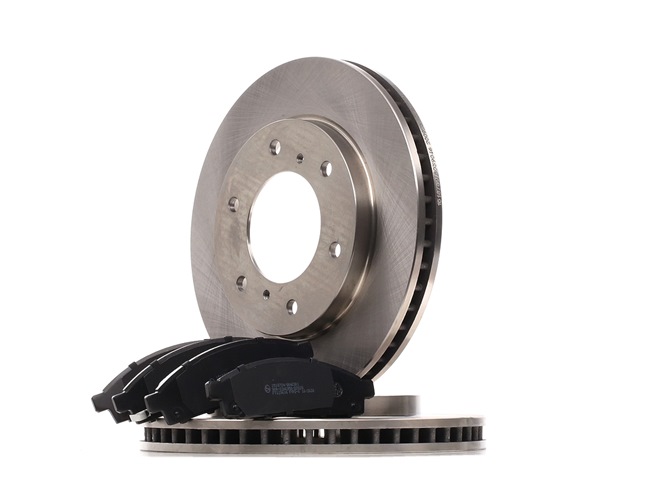 RIDEX 3405B1091 Kit de discos de freno y pastillas MITSUBISHI L 200 / Triton Pick-up (KA_T, KB_T) 90 cv Gasóleo costo