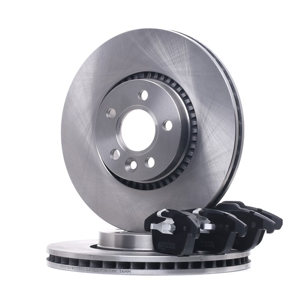 RIDEX 3405B1119 Kit de discos de freno y pastillas VOLVO S60 II (134) 163 cv Gasóleo costo