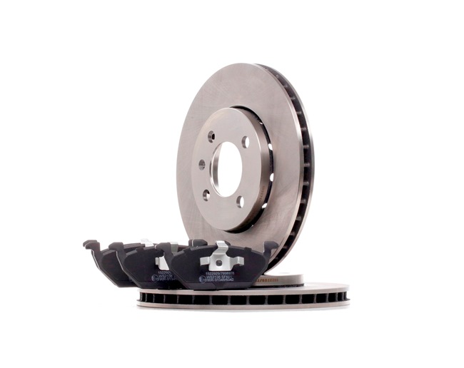 RIDEX 3405B1128: Souprava brzd, koutocova brzda přední osa, R: 256mm, větráno, vnější větrání, s krycím plechem