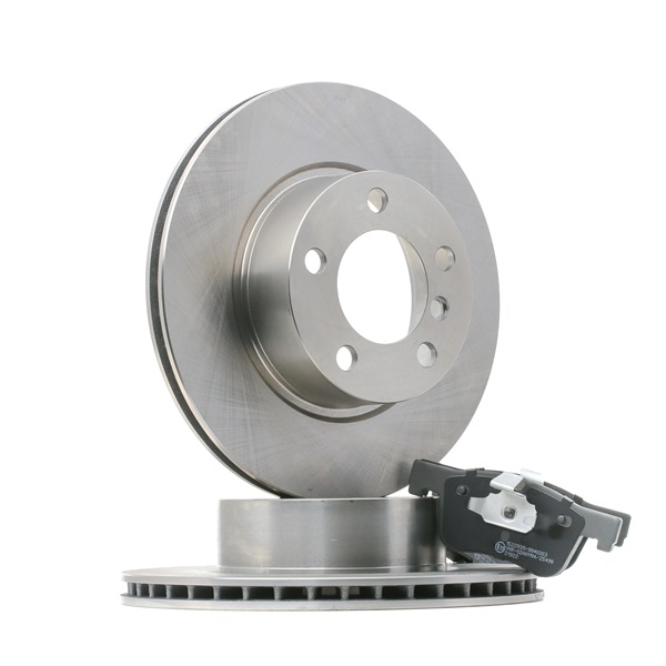 RIDEX 3405B1143: Kit de discos de freno y pastillas Eje delantero, Ø: 300mm, ventilado, ventilación interna, sin forro de frenos, con clip de émbolo