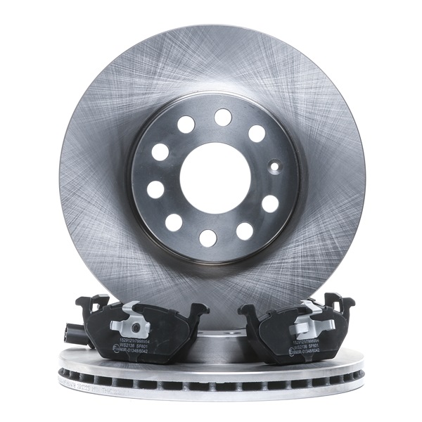 RIDEX 3405B1174 Kit de discos de freno y pastillas VOLKSWAGEN Jetta 4 (162, 163, AV3, AV2) 90 cv Gasolina costo