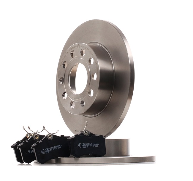 RIDEX 3405B1259 Kit de discos de freno y pastillas VOLKSWAGEN Golf 5 (1K1) 170 cv Gasolina costo
