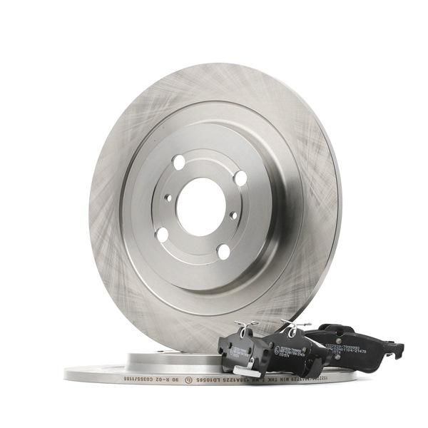RIDEX 3405B1402 Σετ φρένων, δισκόφρενα TOYOTA Yaris Hatchback (_P13_) 90 PS Πετρέλαιο κόστος