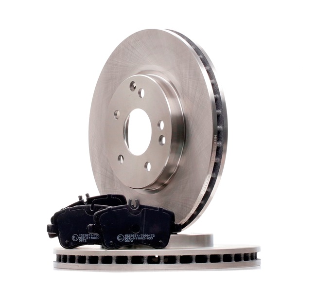 RIDEX 3405B1414 Σετ φρένων, δισκόφρενα MERCEDES-BENZ C-class Sedan (W203) 231 PS Βενζίνη κόστος