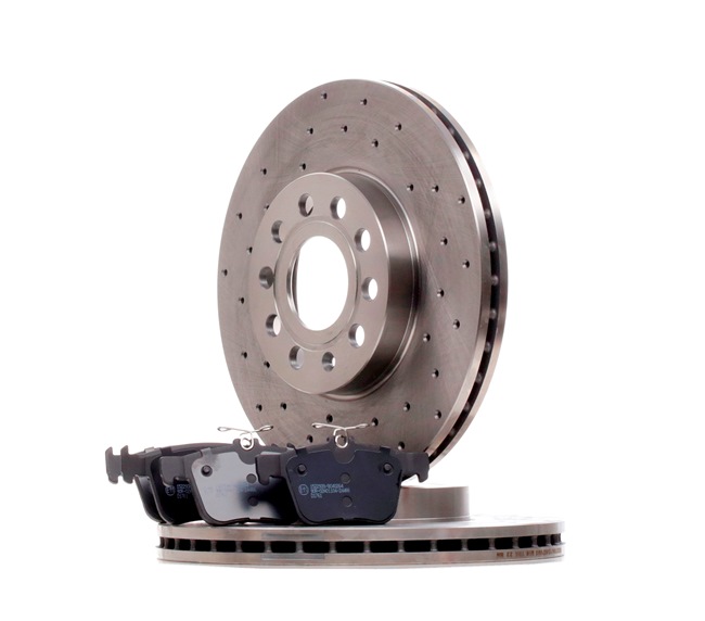 RIDEX 3405B1430: Pidurikomplekt, ketaspidur Tagasild, Ø: 288mm, augustatud/sise