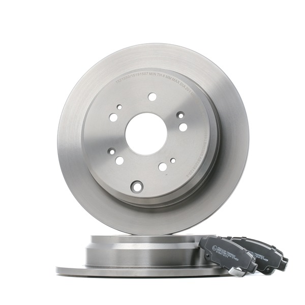 RIDEX 3405B1507 Спирачен комплект, дискови спирачки HONDA CR-V 3 (RE) 150 K.C. бензин цена