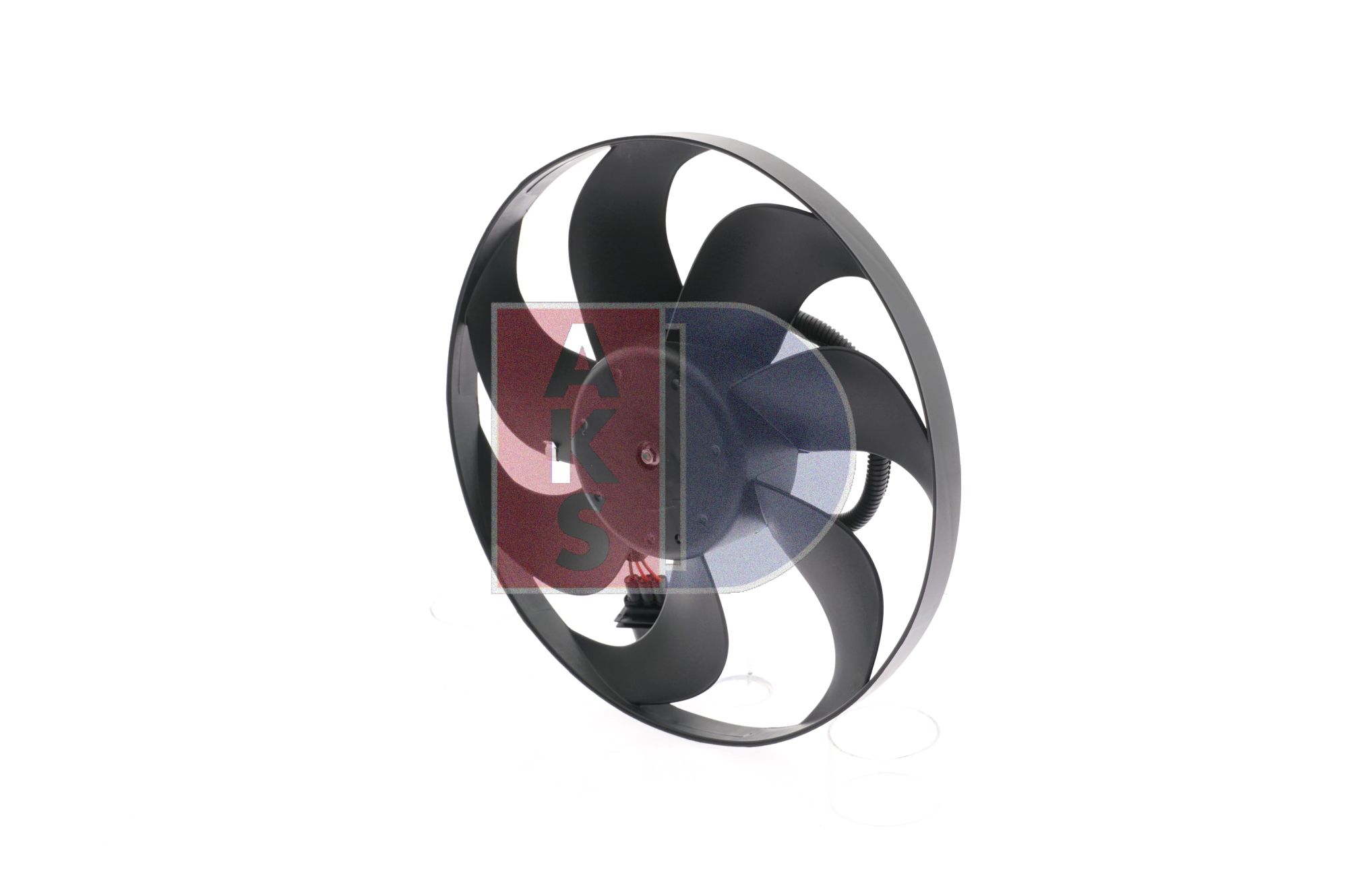 AKS DASIS 048610N: Ventilator, radiator 345mm, fara rama aerisire radiator