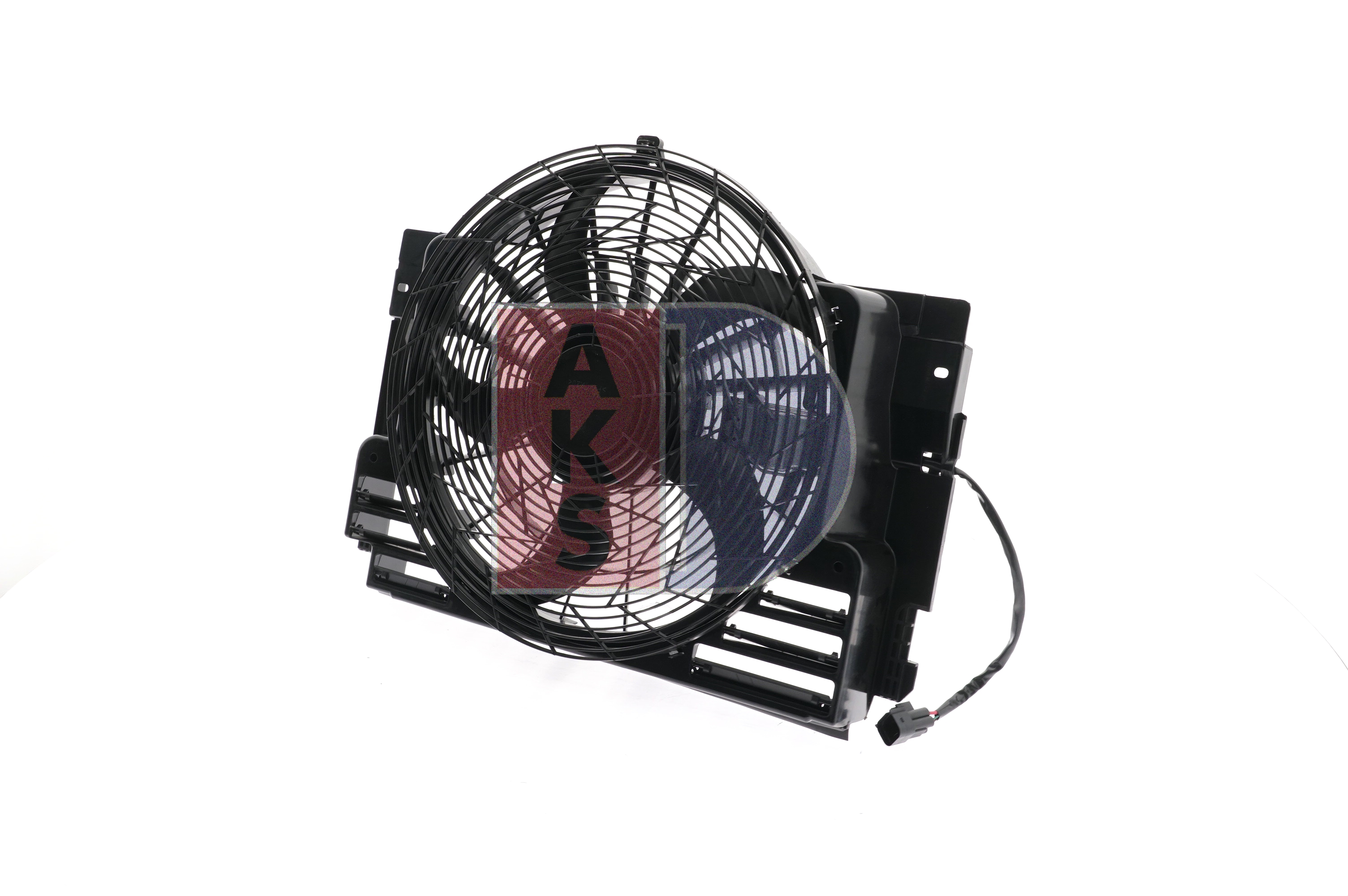 AKS DASIS 058043N: Ventilator, radiator 460mm, cu rama aerisire radiator