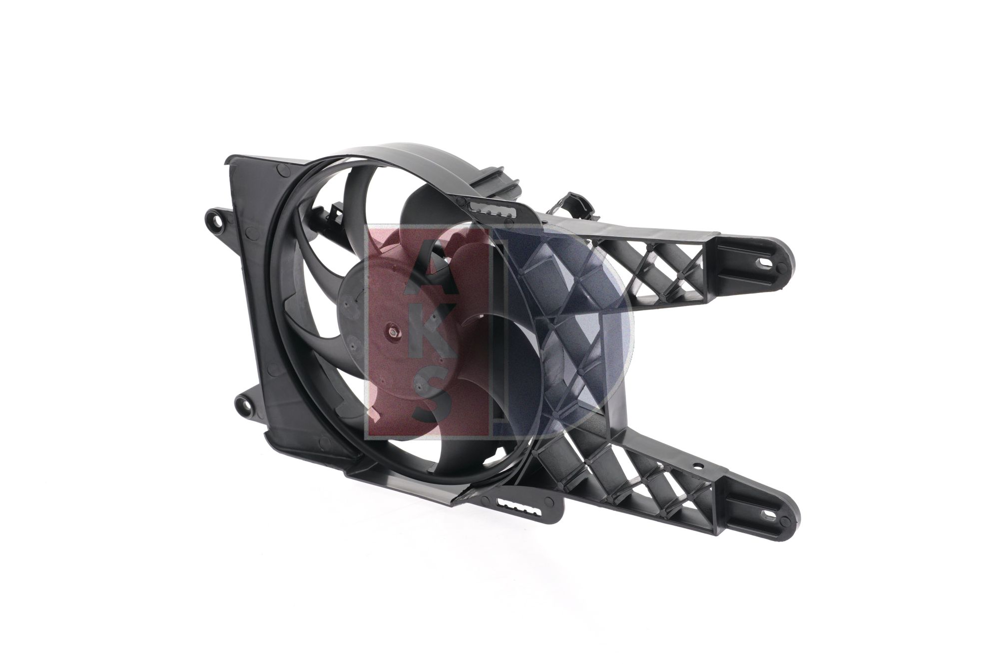 AKS DASIS 088061N: Ventilator, radiator 280mm, cu rama aerisire radiator