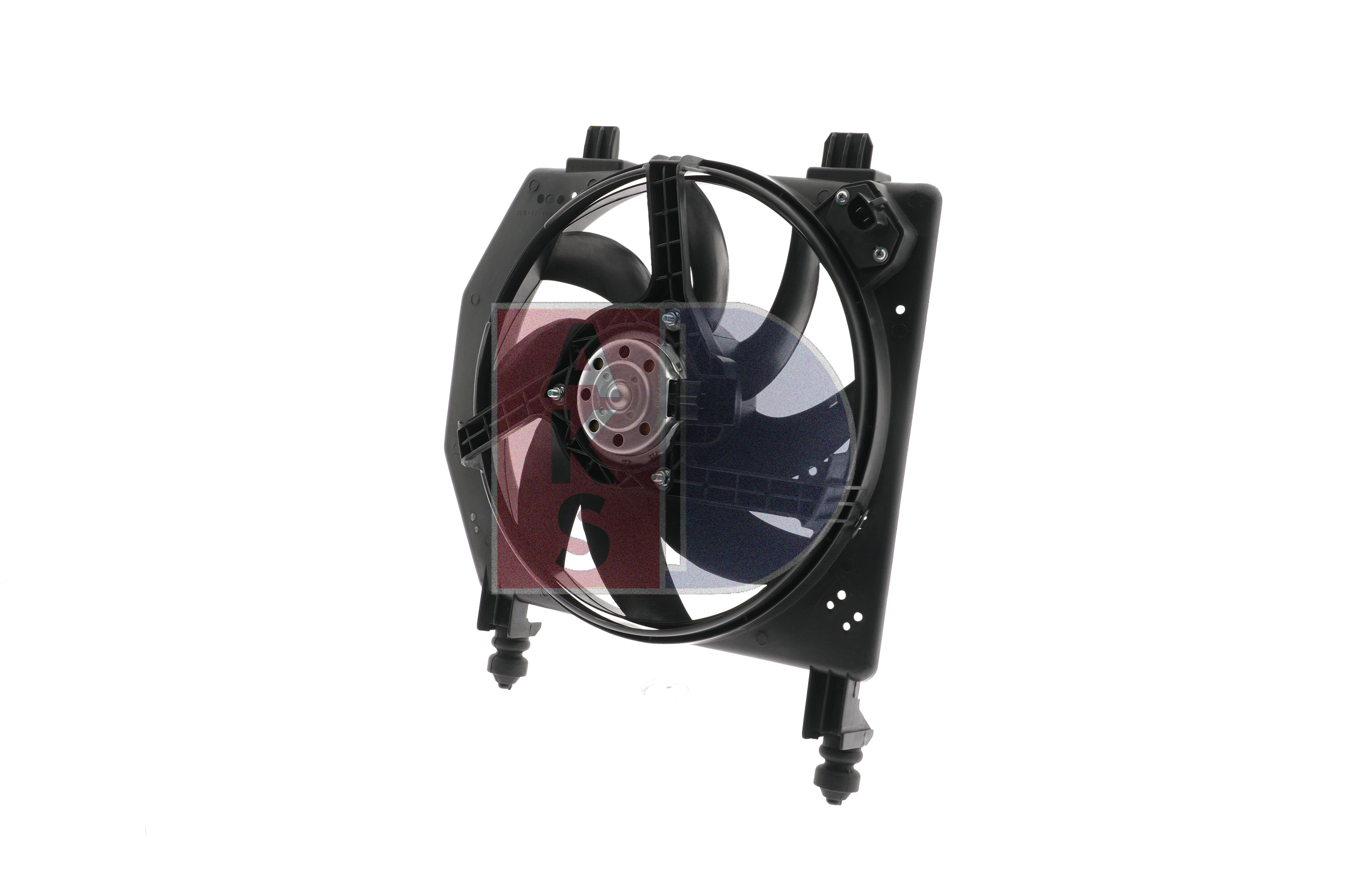 AKS DASIS 098041N: Ventilator, radiator 360mm, cu rama aerisire radiator