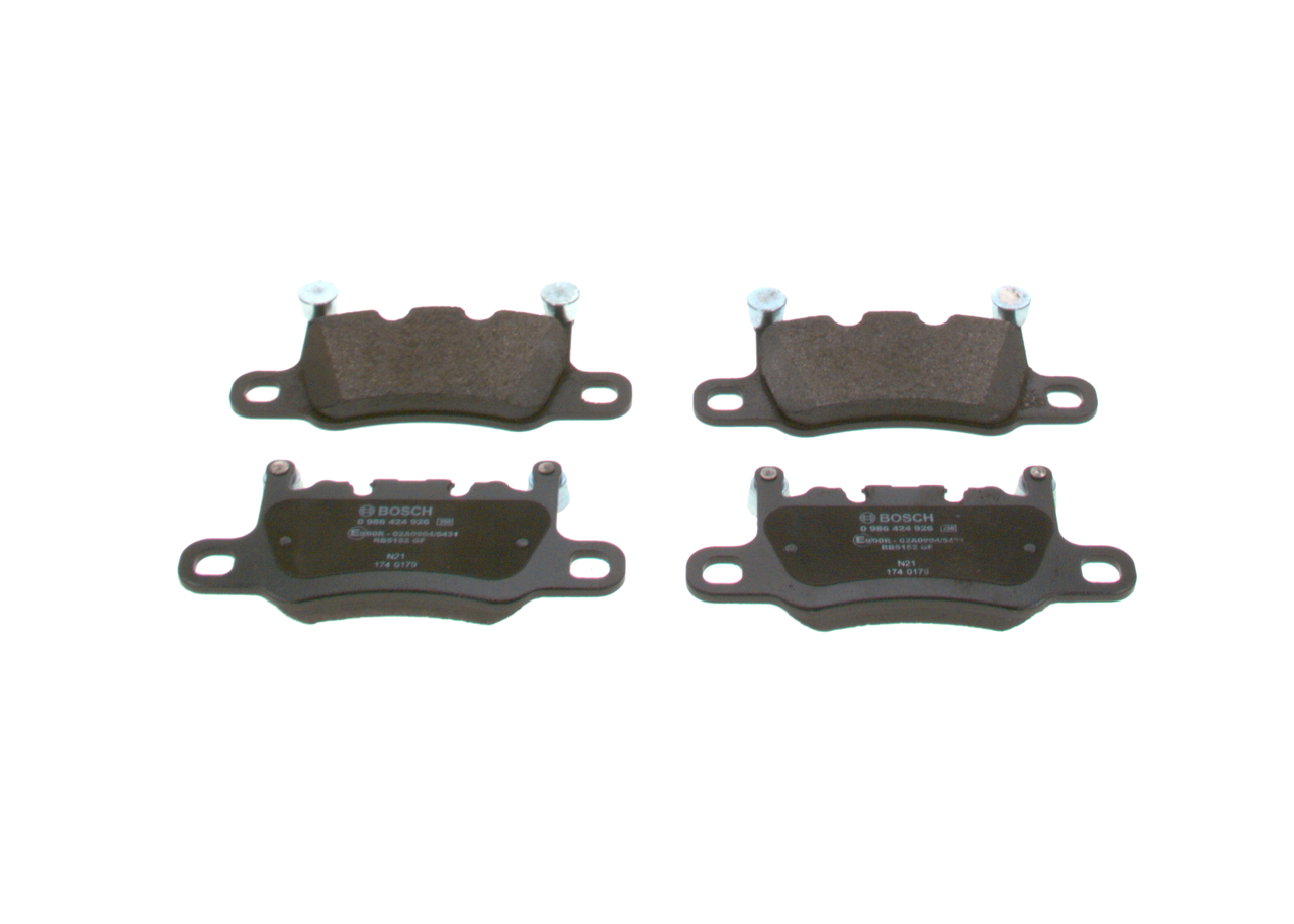BOSCH 0 986 424 926 Stabdžių kaladėlės PORSCHE 911 (991) 520 AG benzinas kaina