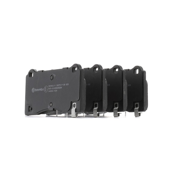 BREMBO P 09 028: Plăcuțe de frână PRIME LINE fara accesorii, cu tabla anti scartait
