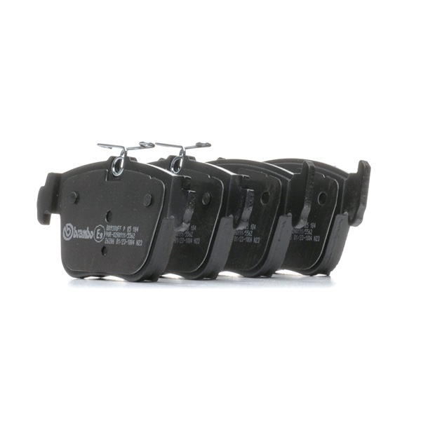 BREMBO P 85 184: Piduriklotsid PRIME LINE koos lisadega, koos stopperrõngaga, koos kokkusurumisvastase plekiga