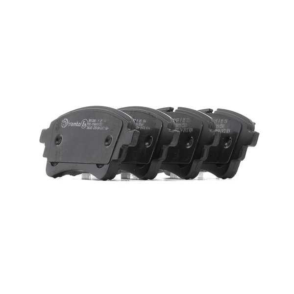 BREMBO P 85 186: Bremsbeläge PRIME LINE mit Zubehör, mit Bremssattelschrauben, mit Anti-Quietsch-Blech