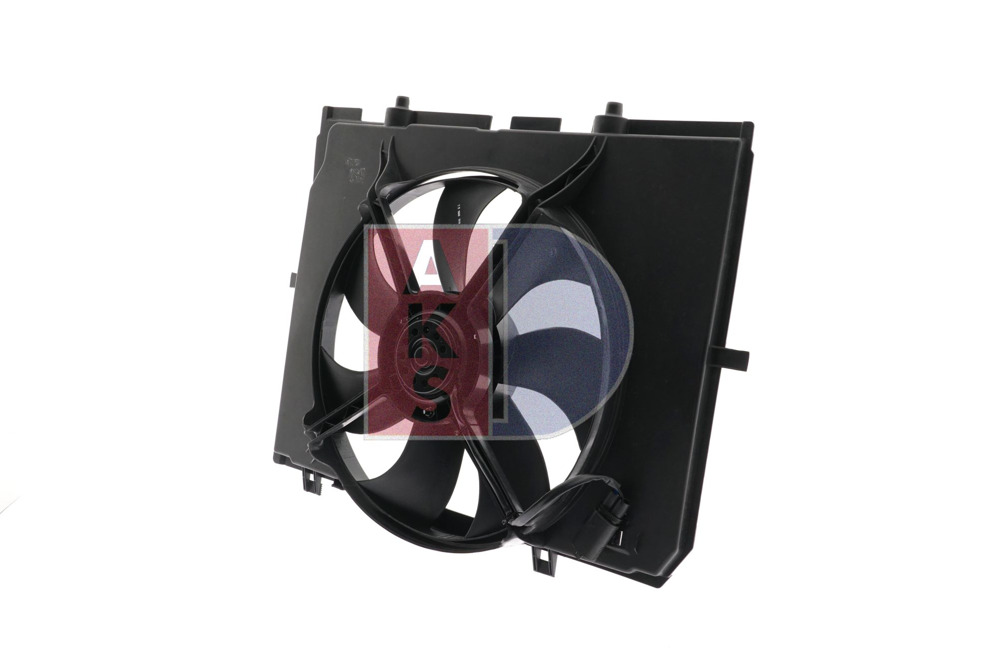AKS DASIS 128049N: Ventilator, radiator 460mm, cu rama aerisire radiator