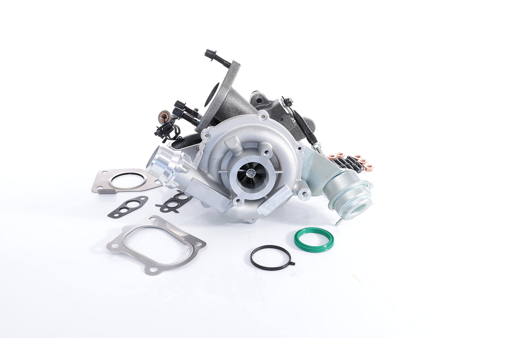 BTS TURBO T981437BT: Turbosuflantă cu conducta alimentare ulei, cu conducta scurgere ulei, cu material de atașare/fixare
