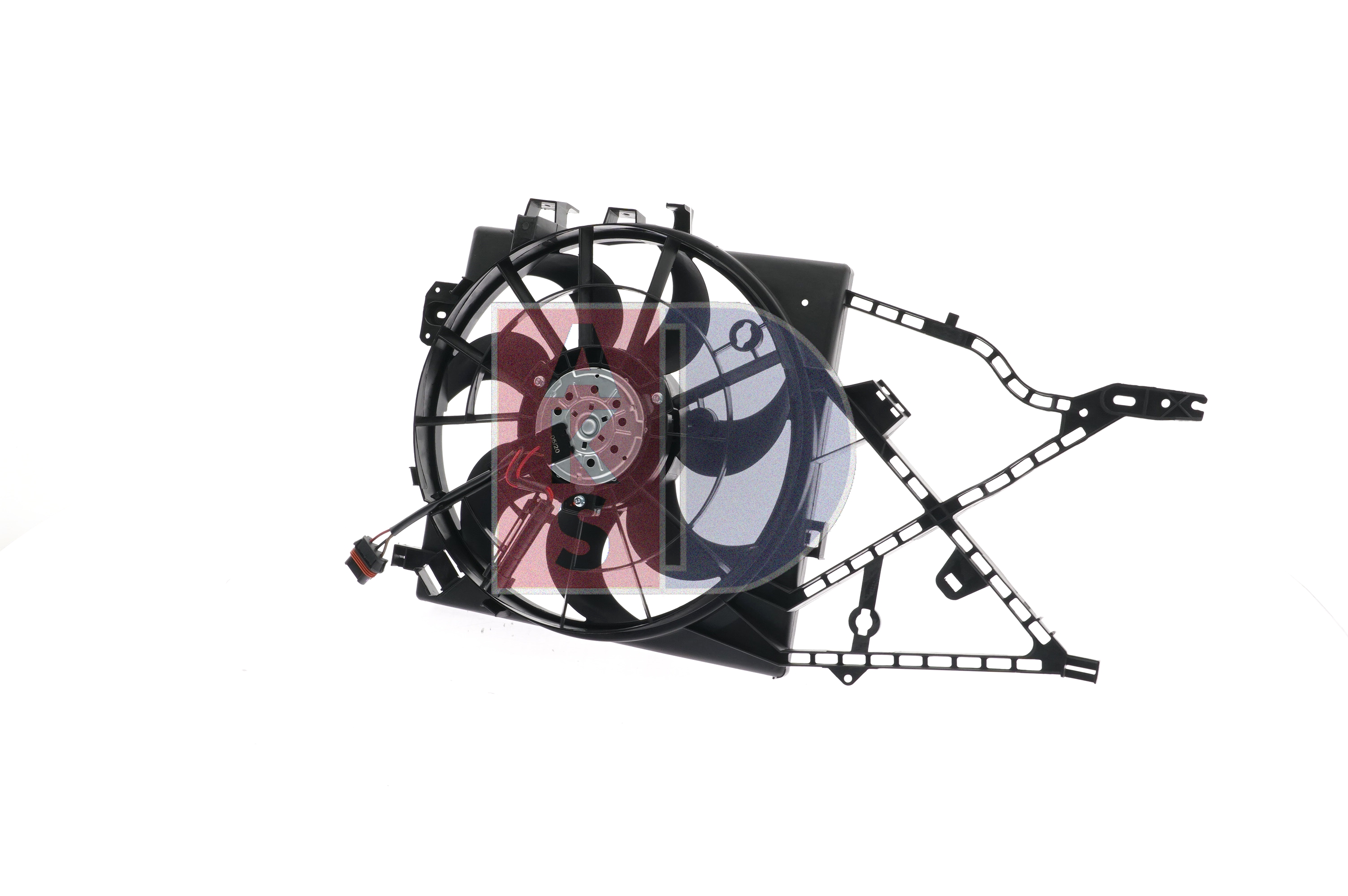 AKS DASIS 158032N: Ventilator, radiator 390mm, cu rama aerisire radiator