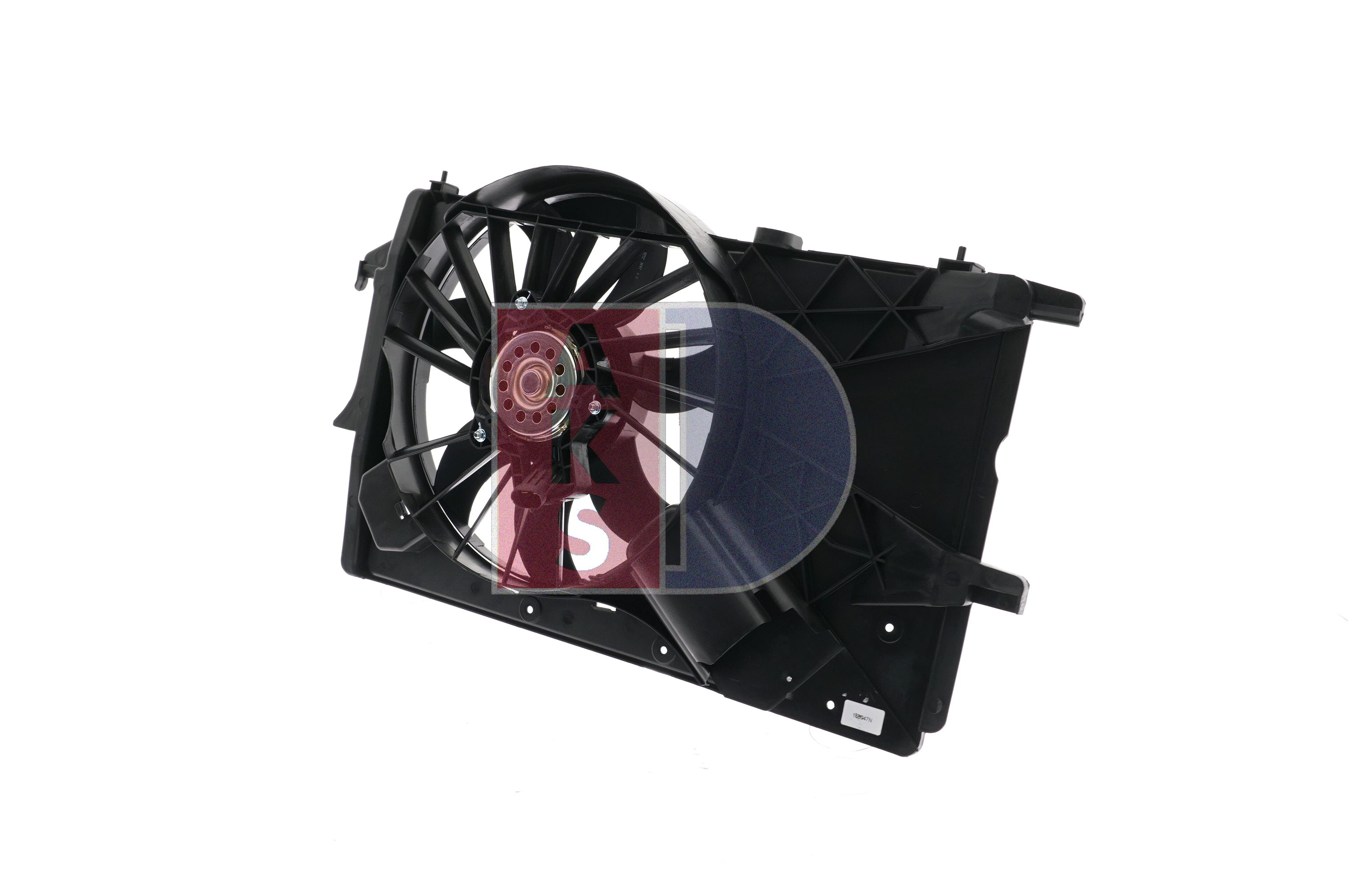 AKS DASIS 158047N: Ventilator, radiator 365mm, cu rama aerisire radiator