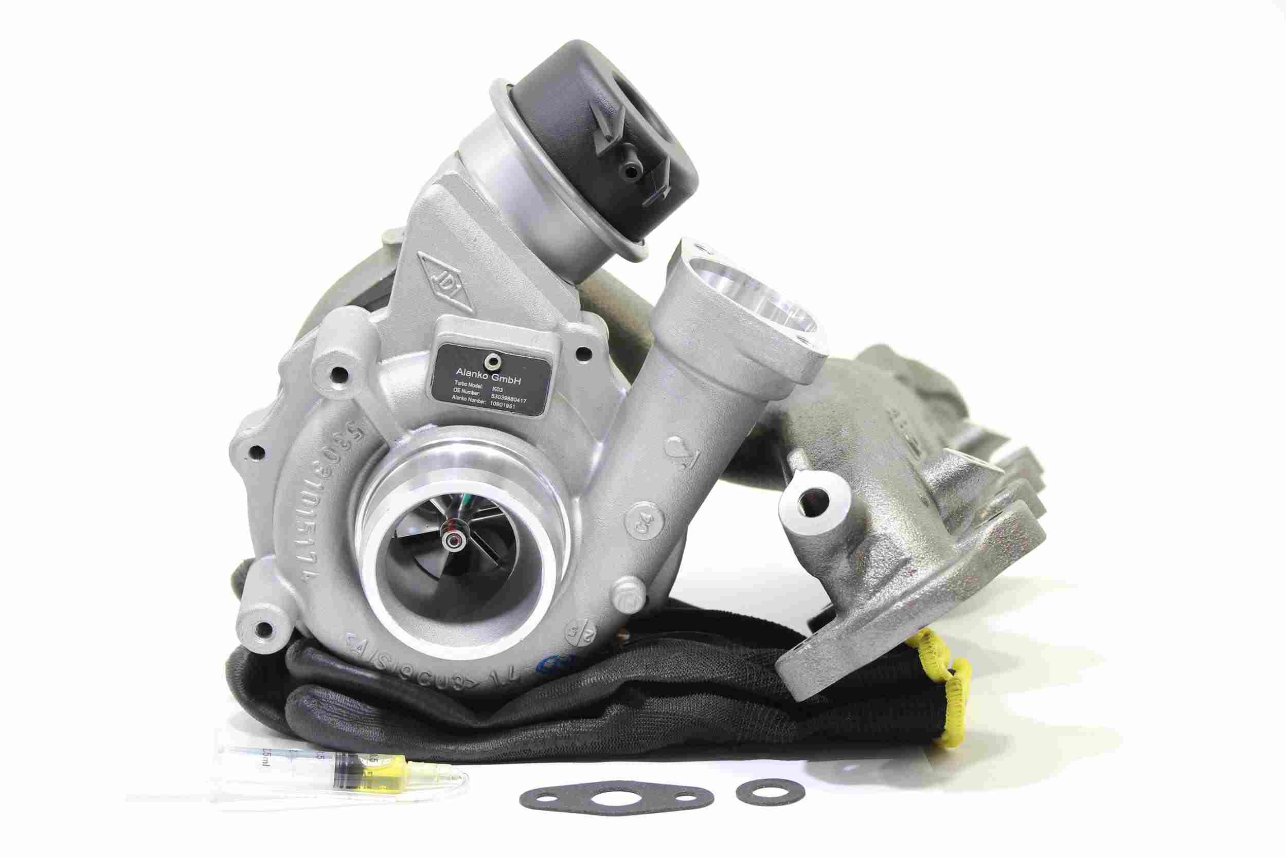 ALANKO 10901951: Turbosuflantă incl. Set garnituri, cu material de atașare/fixare
