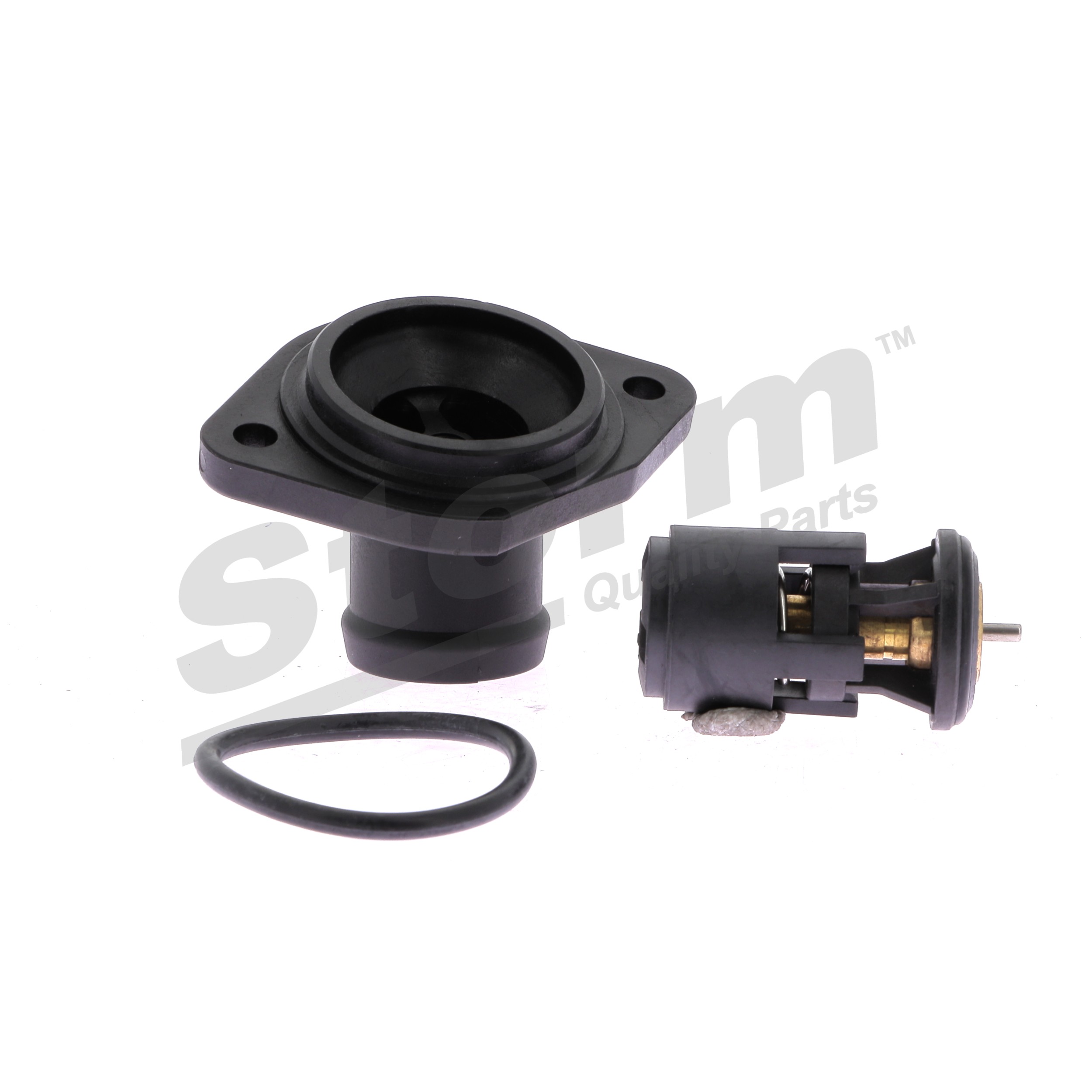 STORM QUALITY PARTS F2375: Thermostat d'eau 26mm, sans capteur de température, avec joint d'étanchéite, avec thermostat de liquide de refroidissement