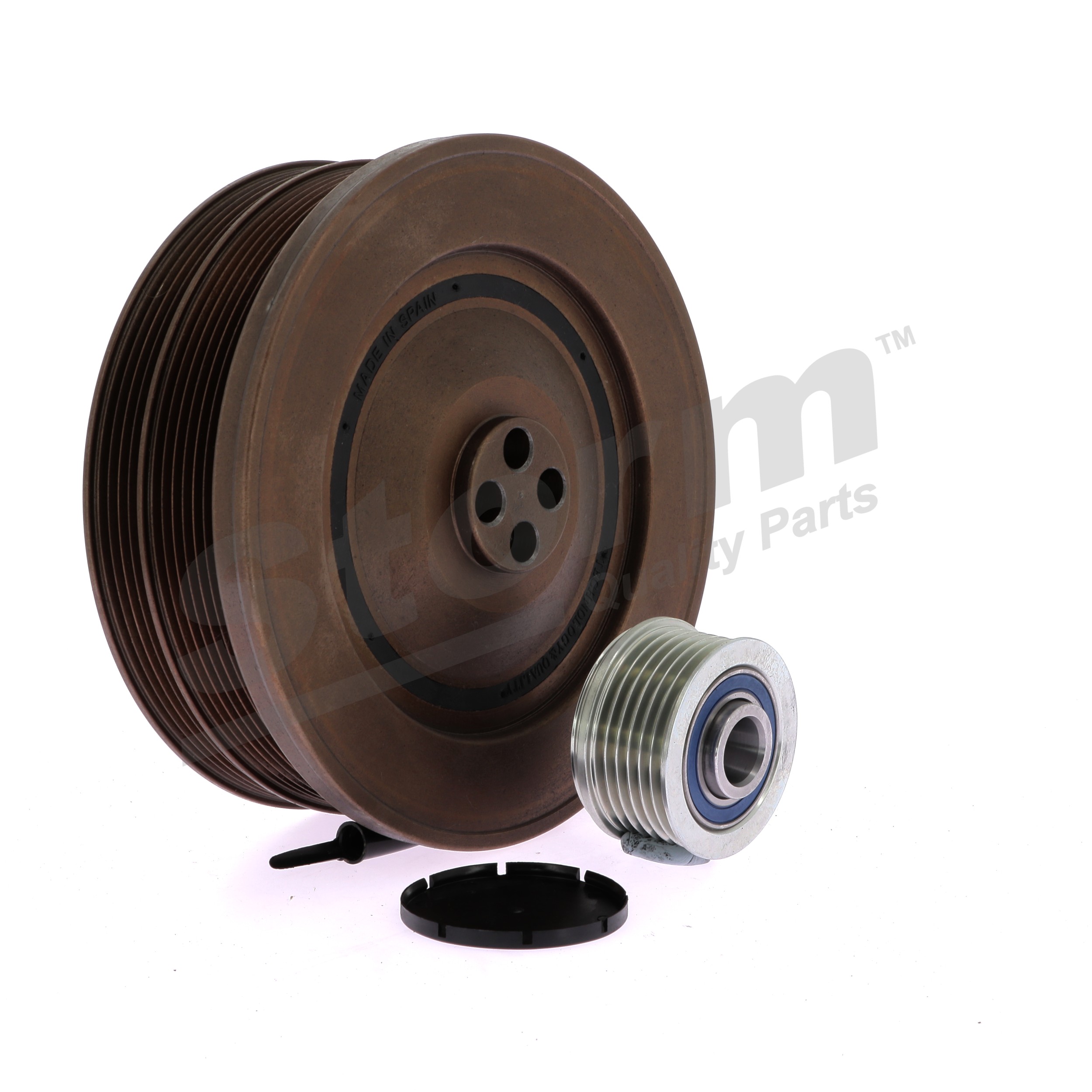 STORM QUALITY PARTS F4296: Polea de cigüeñal con tornillo