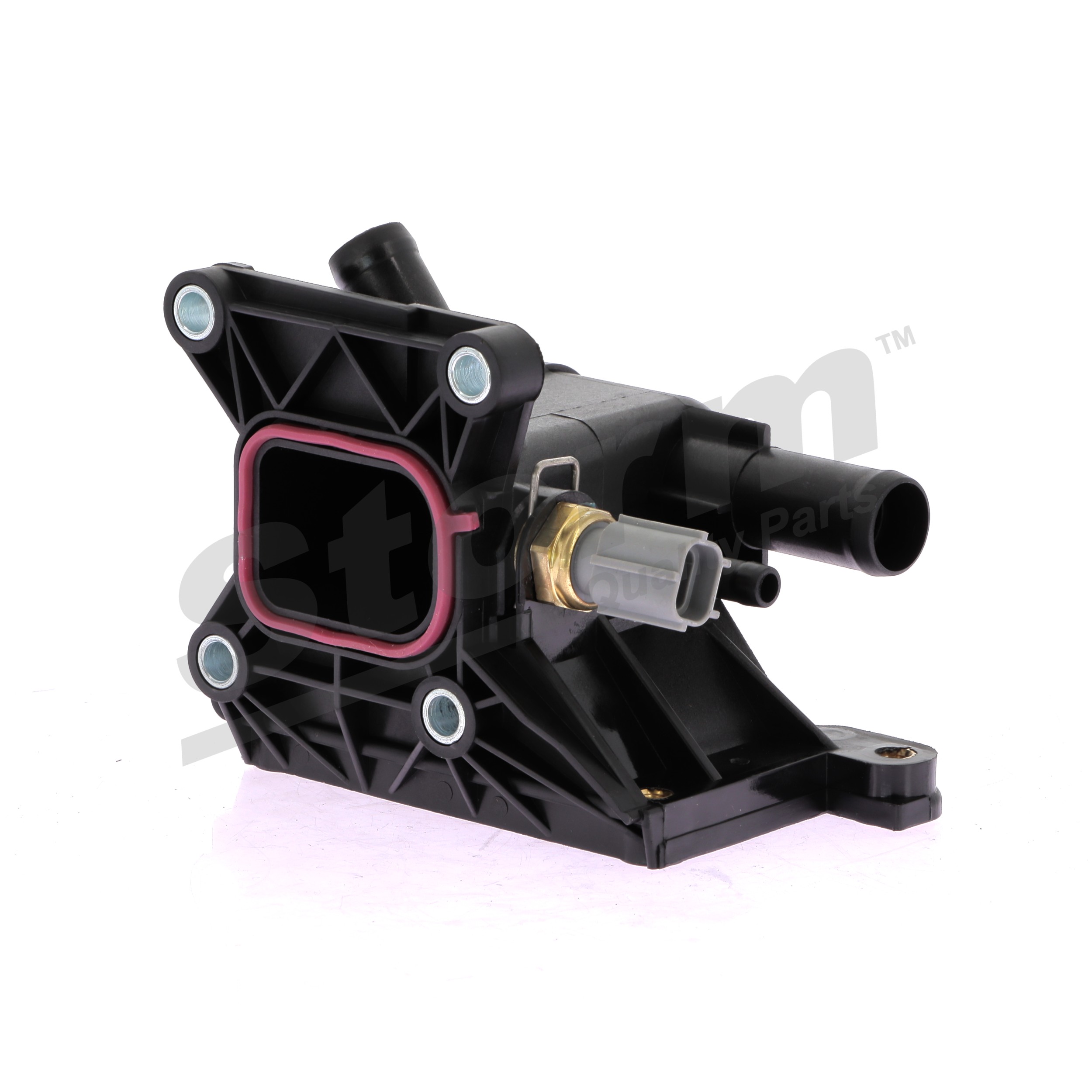 STORM QUALITY PARTS F9897: Caja del termostato con medidor de temperatura, con junta, sin regulador de refrigerante