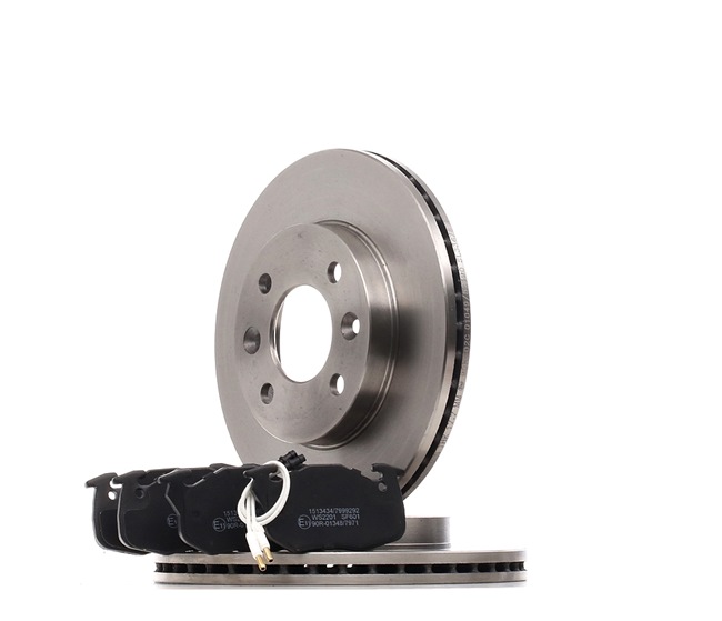 RIDEX 3405B1617 Kit de discos de freno y pastillas RENAULT CLIO 1 (B/C57, 5/357) 64 cv Gasóleo costo
