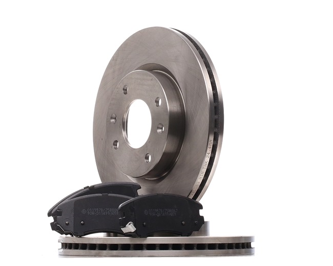 STARK SKBK-10991637: Bremseskiver og klodser foraksel, Ø: 280mm, ventileret, med anti-knirke-plade