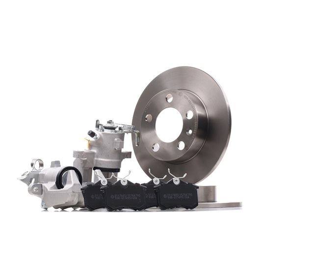 STARK SKBK-10991682: Kit de discos de freno y pastillas Eje trasero, Ø: 38mm, macizo