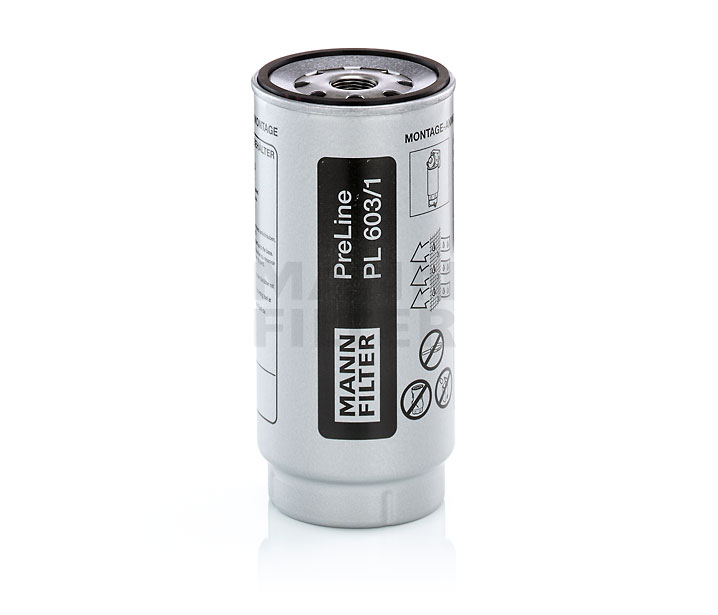 MANN-FILTER PL 603/1 x: Kraftstofffilter mit Dichtung