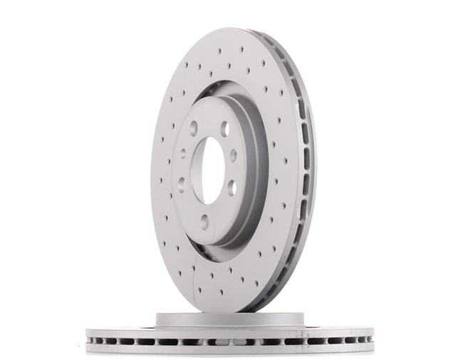 ZIMMERMANN 100.1234.52: Brzdový kotouč R: 280mm, vnější větrání, děrovaný, R: 280mm, nátěr SPORT COAT Z