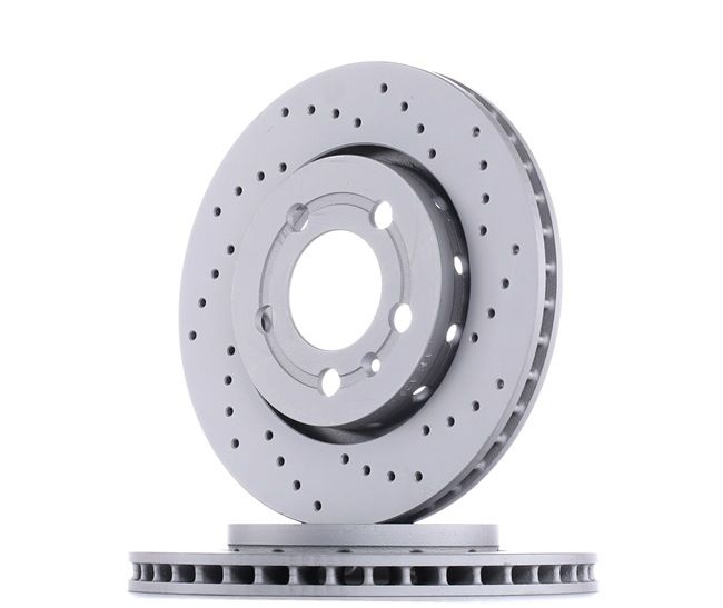 ZIMMERMANN 100.1241.52: Stabdžių diskas Ø: 256mm, išorinis ventiliavimas, perforuota, Ø: 256mm, padengta SPORT COAT Z