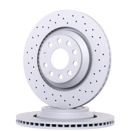 ZIMMERMANN 100.3309.52: Brzdový kotouč R: 310mm, vnější větrání, děrovaný, R: 310mm, nátěr SPORT COAT Z
