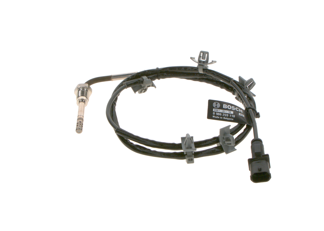 BOSCH 0 986 259 110 Jutiklis, išmetamųjų dujų temperatūra VAUXHALL Astra Mk6 (J) (P10) 110 AG dyzelinas kaina