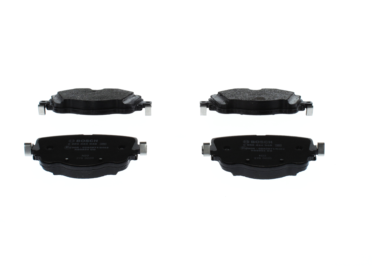 BOSCH 0 986 424 948 Plaquettes de frein BENTLEY BENTAYGA (4V1) 462 CV Essence/électrique coût
