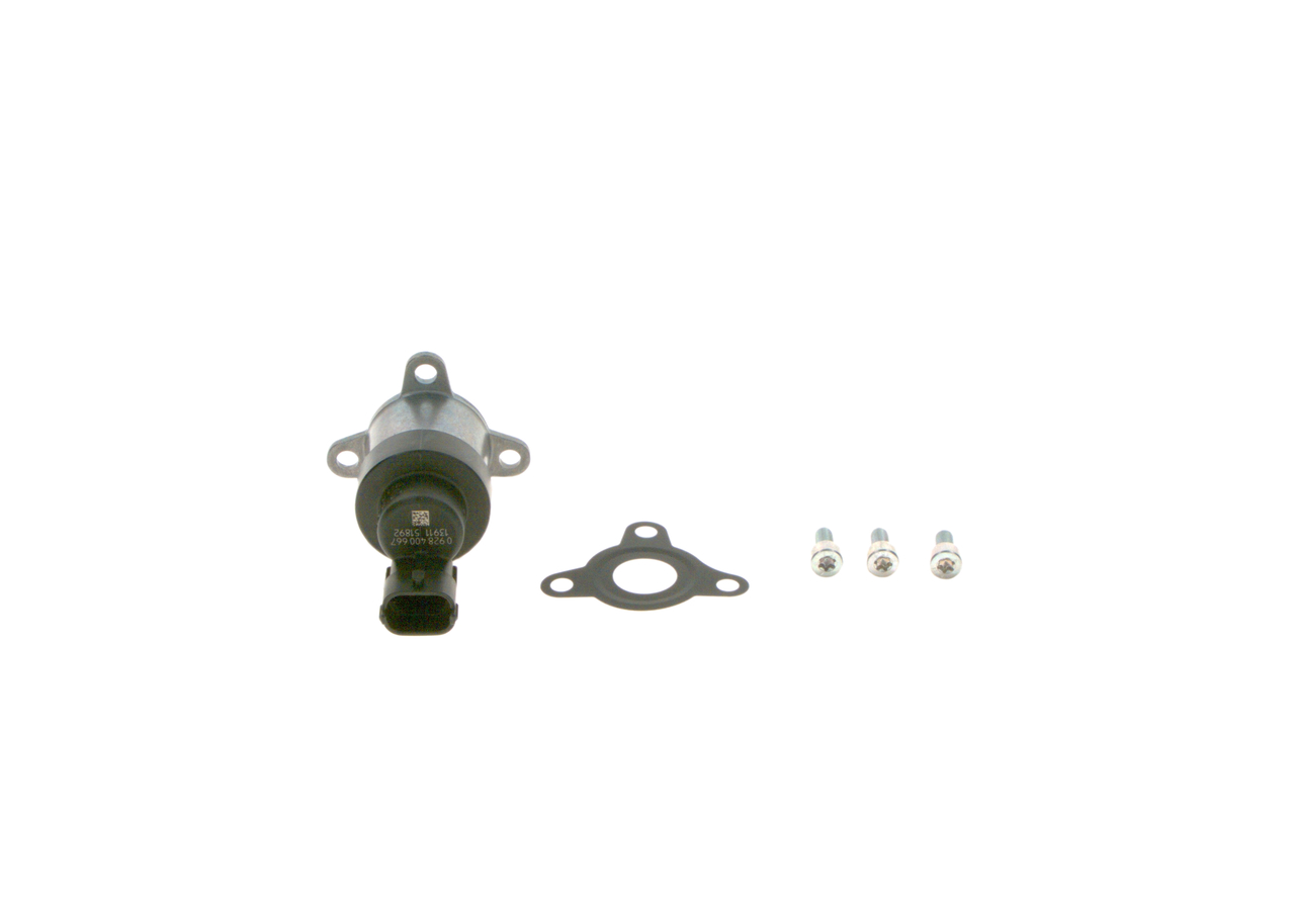 BOSCH 1 465 ZS0 036: Regelventil, Kraftstoffmenge (Common-Rail-System) Hochdruckpumpe (Niederdruckseite), mit Anbau-/Befestigungsmaterial