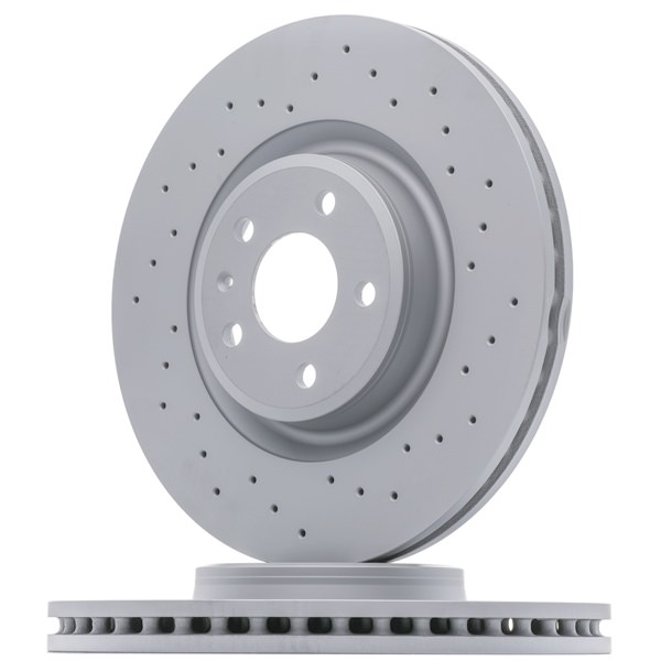 ZIMMERMANN 100.3356.52: Bremžu diski Ø: 345mm, ar iekšējo ventilāciju, ar urbumiem, Ø: 345mm, pārklāts SPORT COAT Z