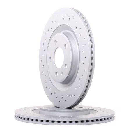 ZIMMERMANN 100.3358.52: Brzdový kotúč Ø: 330mm, s vnútorným chladením, dierovany, Ø: 330mm, potiahnutá SPORT COAT Z
