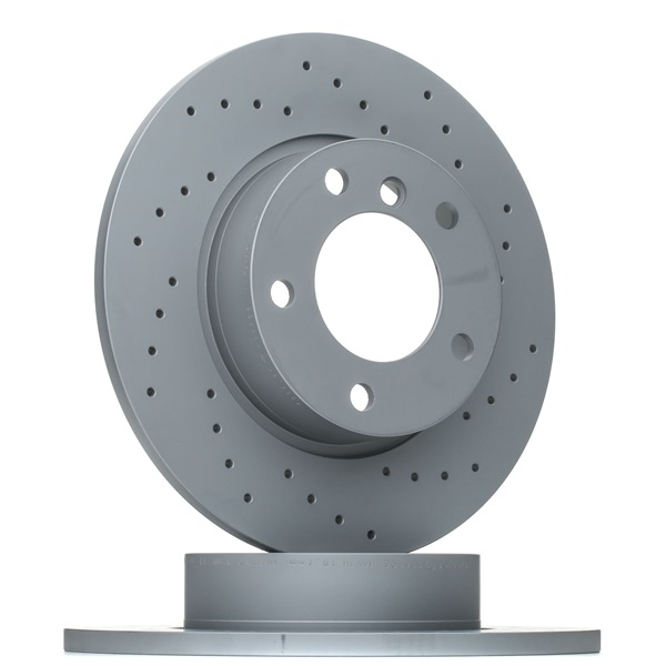 ZIMMERMANN 150.1268.52: Disc de frână Ř: 286mm, plin, perforat, Ř: 286mm, acoperit (cu un strat protector) SPORT COAT Z