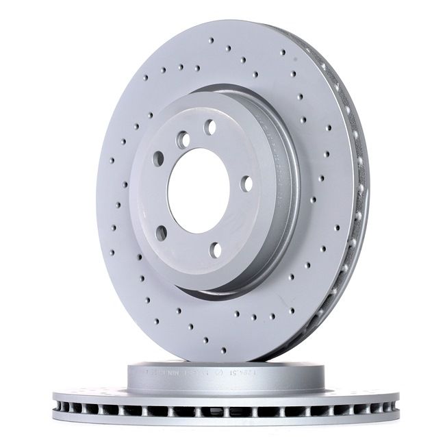 ZIMMERMANN 150.1294.52: Disc de frână Ř: 325mm, ventilat interior, perforat, Ř: 325mm, acoperit (cu un strat protector) SPORT COAT Z
