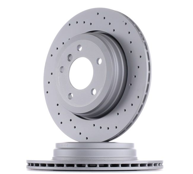 ZIMMERMANN 150.3405.52: Disc de frână Ř: 320mm, ventilat exterior, perforat, Ř: 320mm, acoperit (cu un strat protector) SPORT COAT Z