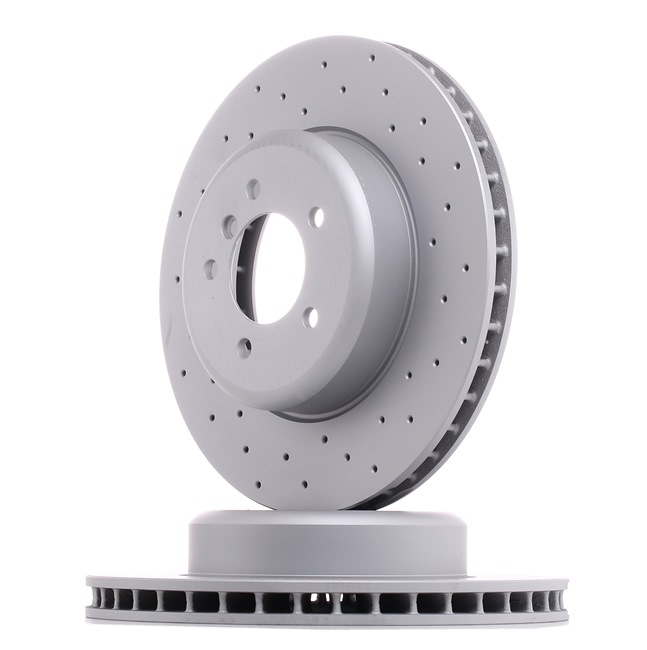 ZIMMERMANN 150.3434.52: Disc de frână Ř: 348mm, ventilat interior, perforat, Ř: 348mm, acoperit (cu un strat protector) SPORT COAT Z