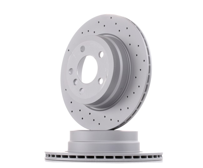 ZIMMERMANN 150.3450.52: Disco de freno Ø: 320mm, ventilación interna, perforado, Ø: 320mm, revestido SPORT COAT Z