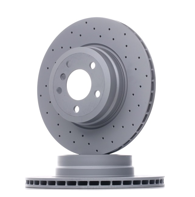 ZIMMERMANN 150.3451.52: Disco de freno Ø: 345mm, ventilación interna, perforado, Ø: 345mm, revestido SPORT COAT Z