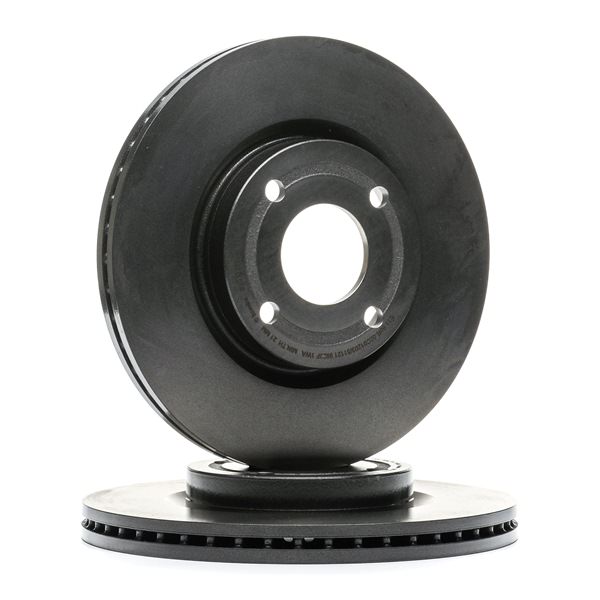 BREMBO 09.D103.11: Disc de frână PRIME LINE - UV Coated Ř: 278mm, ventilat interior, Ř: 278mm, acoperit (cu un strat protector)
