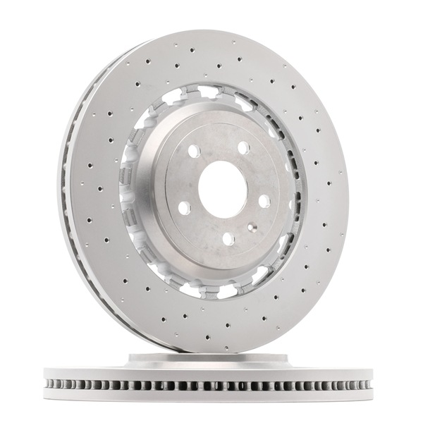 BREMBO 09.D174.43: Disc de frână PRIME LINE - Dual Cast Ř: 370mm, perforat/ventilat interior, disc de frână din două părți, Disc de frână tip oală din aluminiu, Ř: 370mm, acoperit (cu un strat protector)