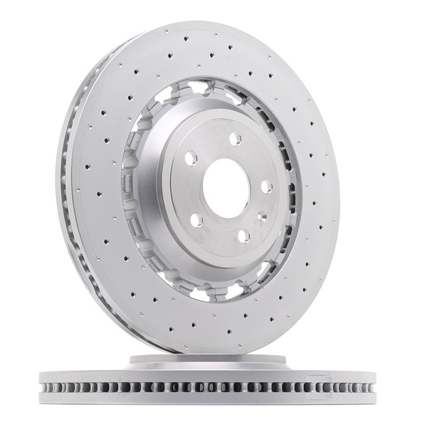BREMBO 09.D174.53: Bremsscheibe PRIME LINE - Dual Cast Ø: 370mm, gelocht/innenbel., zweiteilige Bremsscheibe, Aluminium-Bremsscheibentopf, Ø: 370mm, beschichtet